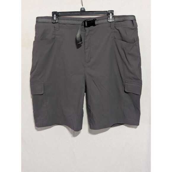 Orvis Belted Hiking/Camping Lightweight Gray Cargo Shorts Men's Size 40 - Picture 1 of 7